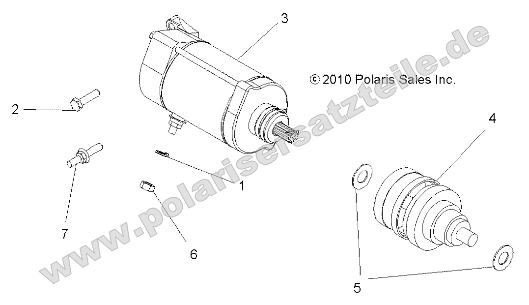 Engine, Starting Motor