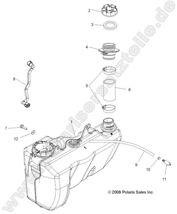 BODY, FUEL TANK BODY, FUEL TANK
