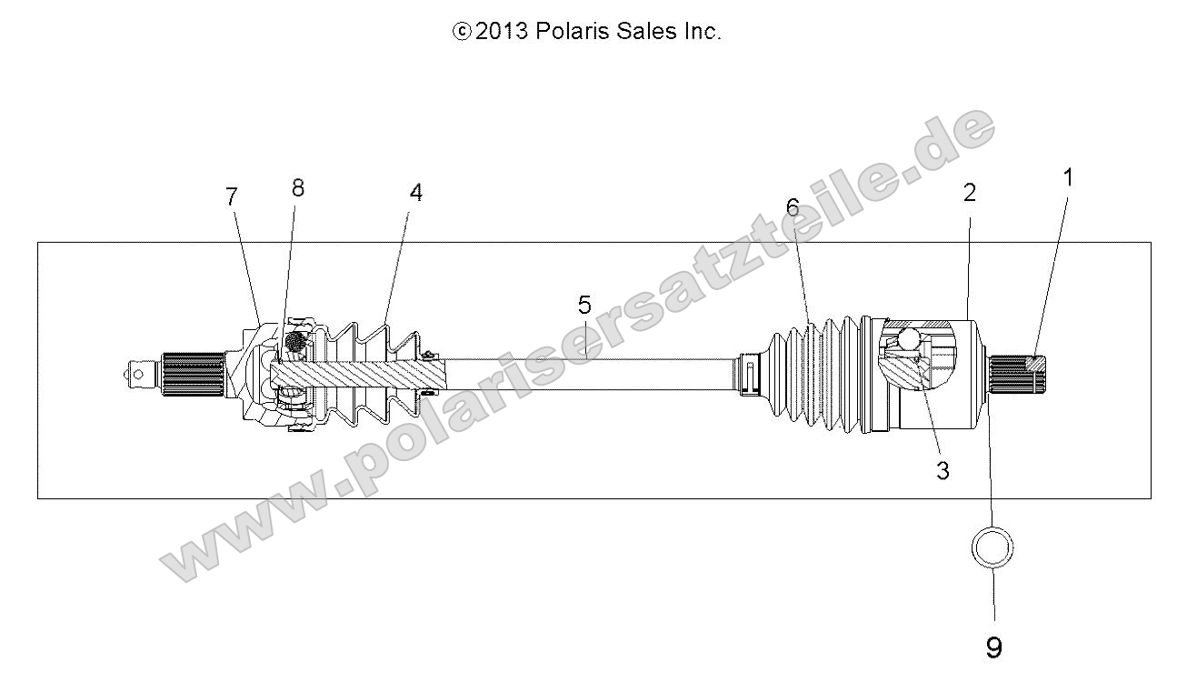 Drive Train, Drive Shaft, Front (to 2/15/16) Drive Train, Drive Shaft, Front (to 2/15/16)