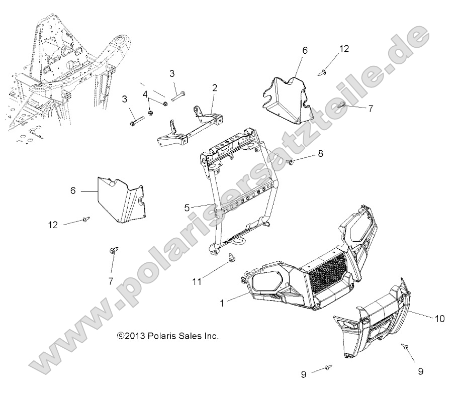 Body, Front Bumper and Mounting Body, Front Bumper and Mounting
