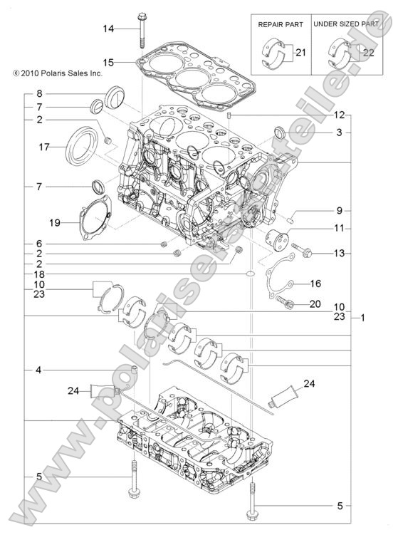 Engine, Cylinder Block