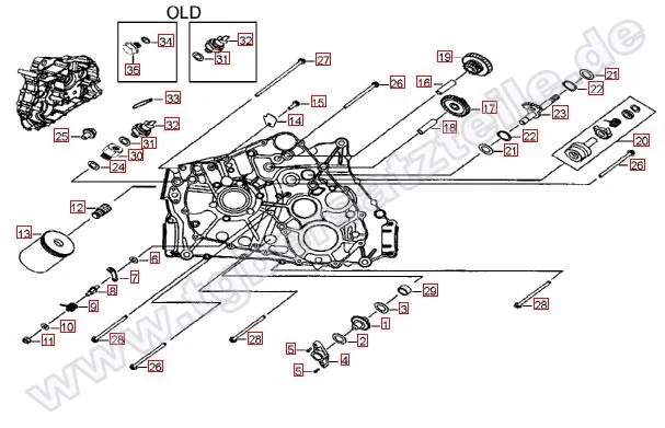 Motorgehäuse links (1)