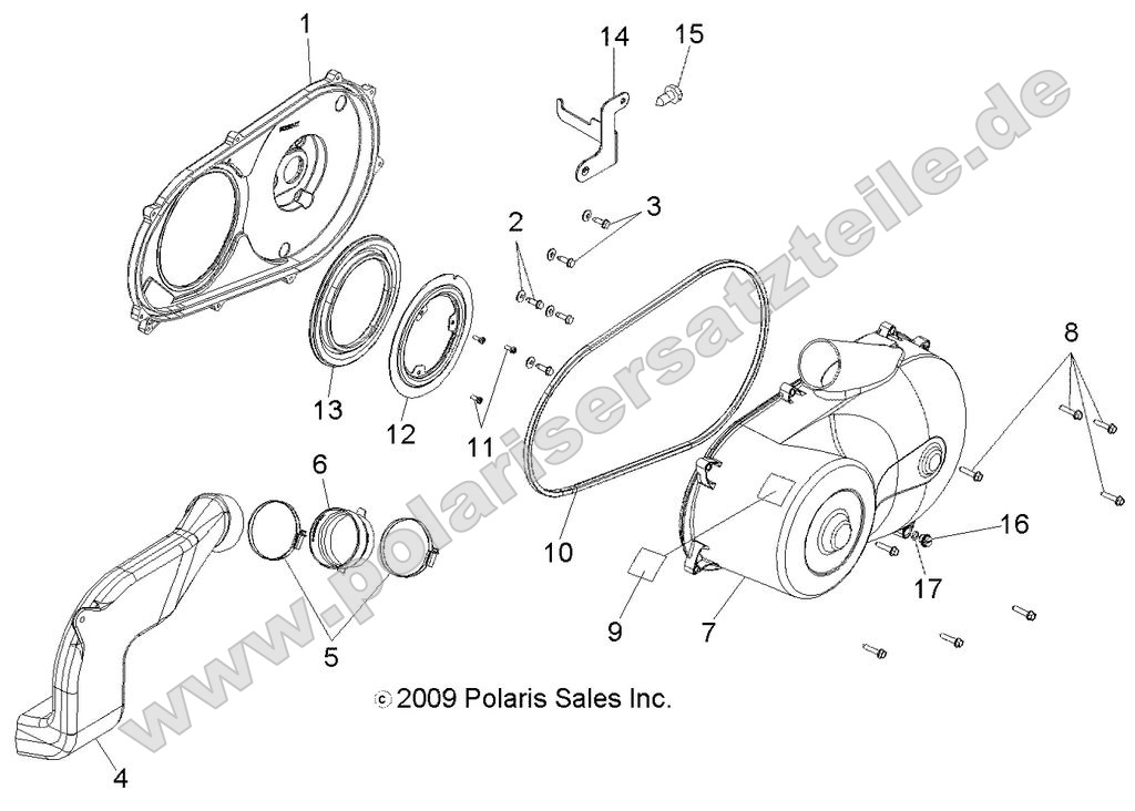 Drive Train, Clutch Cover