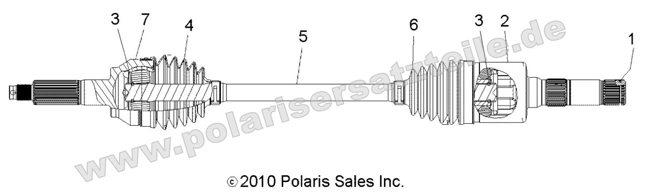 Drive Train, Rear Drive Shaft Drive Train, Rear Drive Shaft