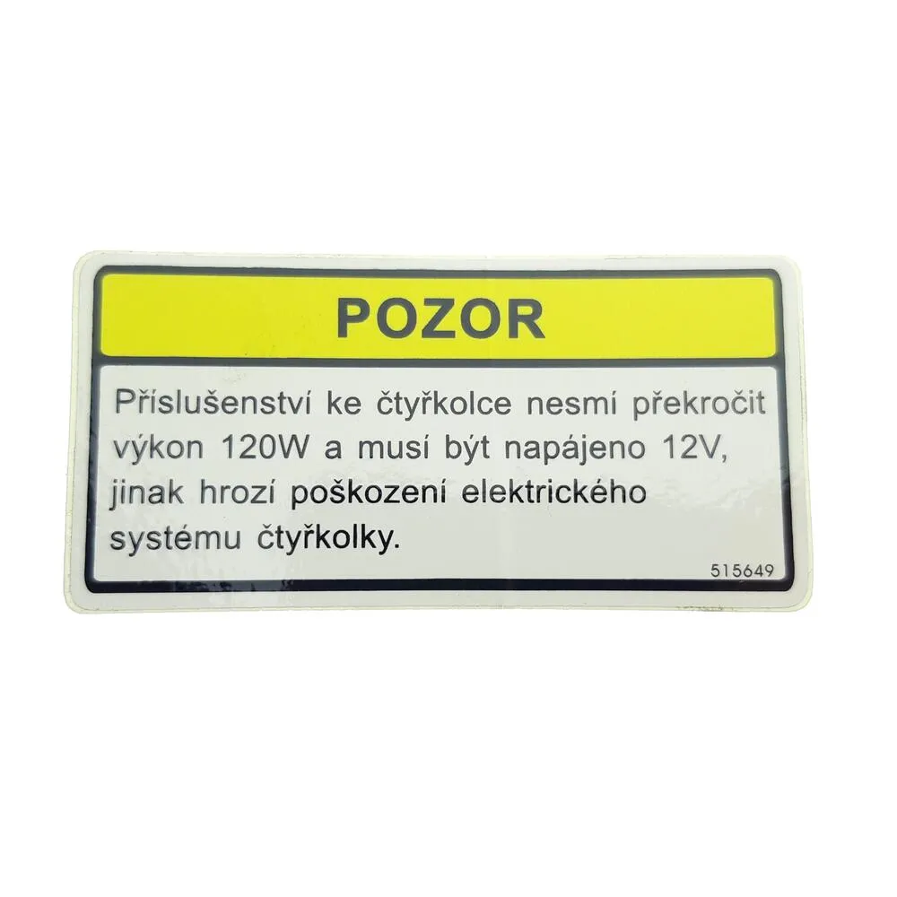 TGB LABEL, D.C. ELECTRIC SOURCE - 515649