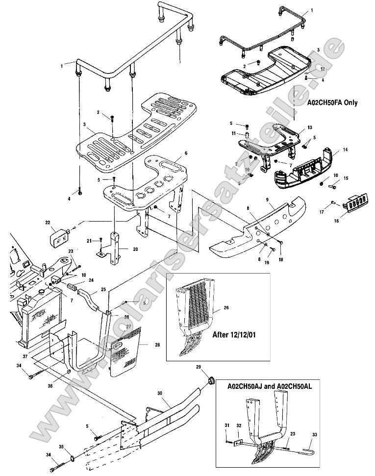 Front Rack and Bumper Mounting Front Rack and Bumper Mounting