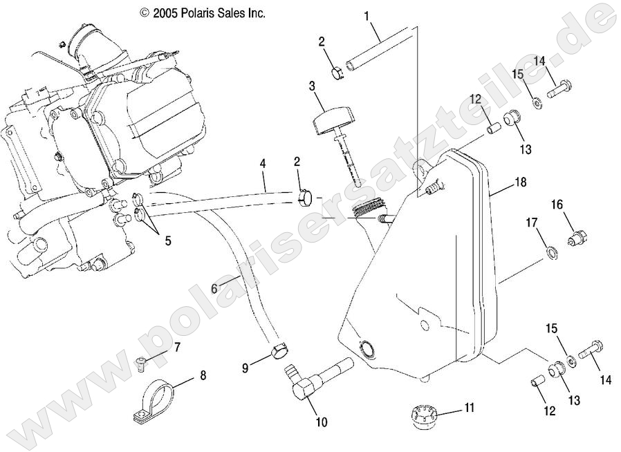ENGINE, OIL SYSTEM and OIL TANK