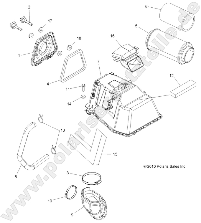 ENGINE, AIR INTAKE (Built 10/22/10 and Before) ENGINE, AIR INTAKE (Built 10/22/10 and Before)