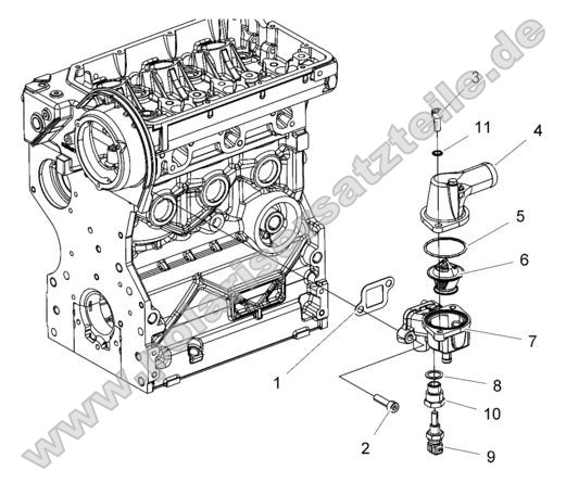 Engine, Thermostat Asm. Engine, Thermostat Asm.