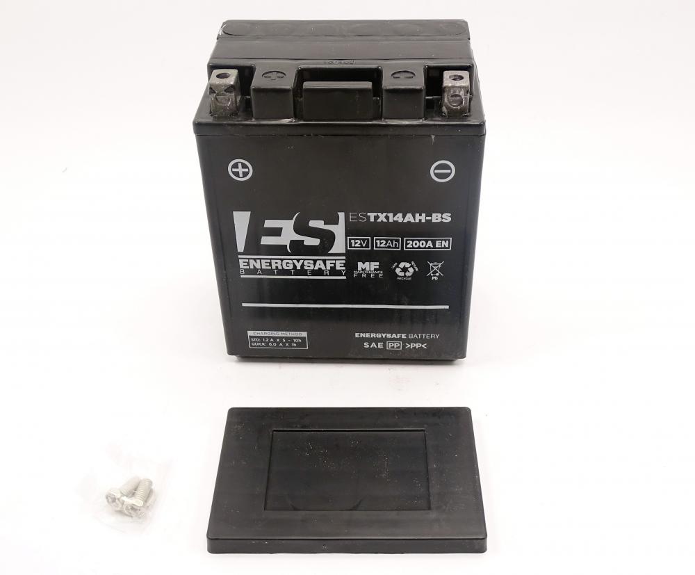 Energysafe ESTX14AH-BS / YTX14AH-BS AGM Batterie 12V 12AH - Einbaufertig (YB14A-A2)