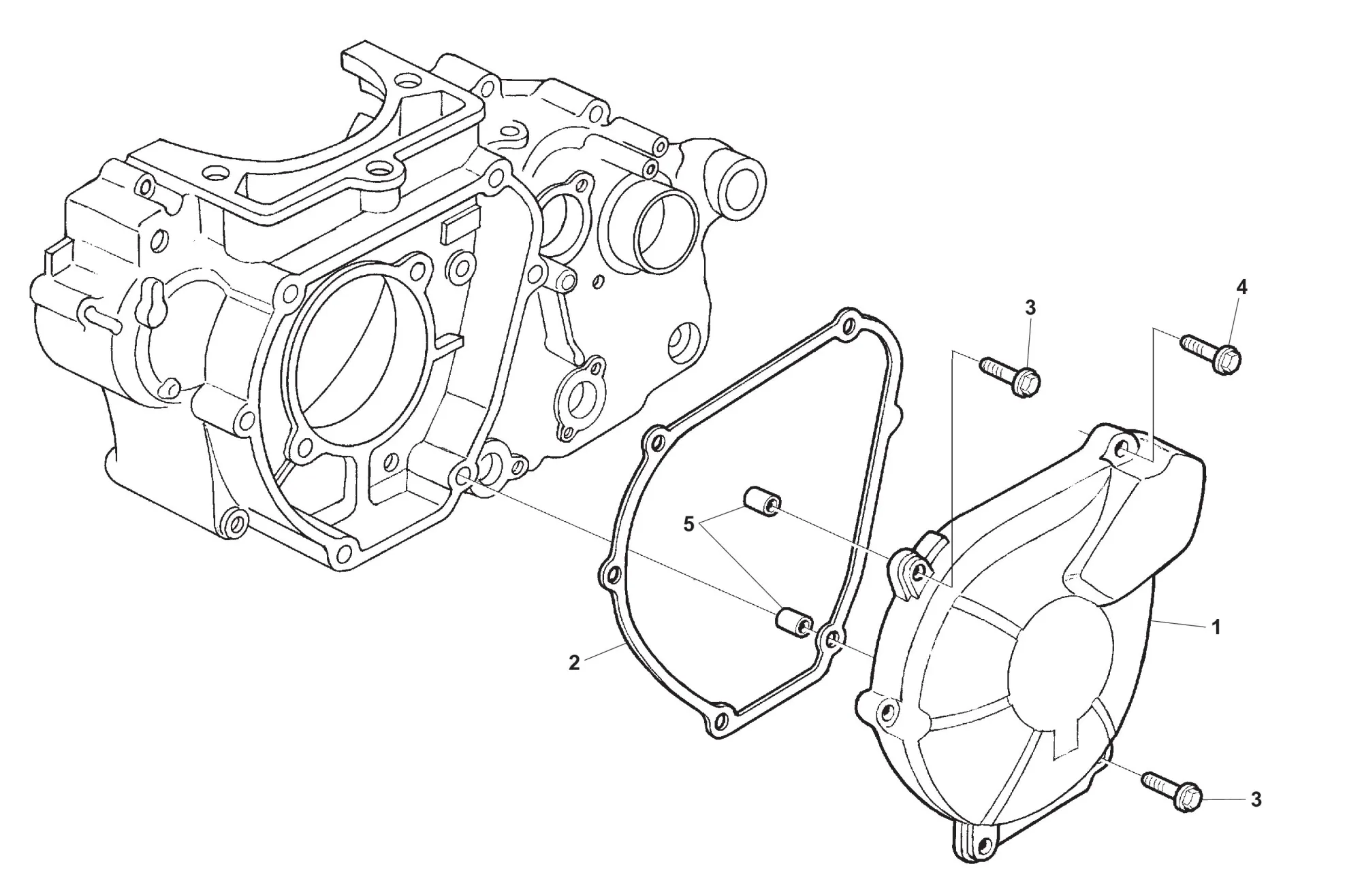 Motordeckel links Motordeckel links