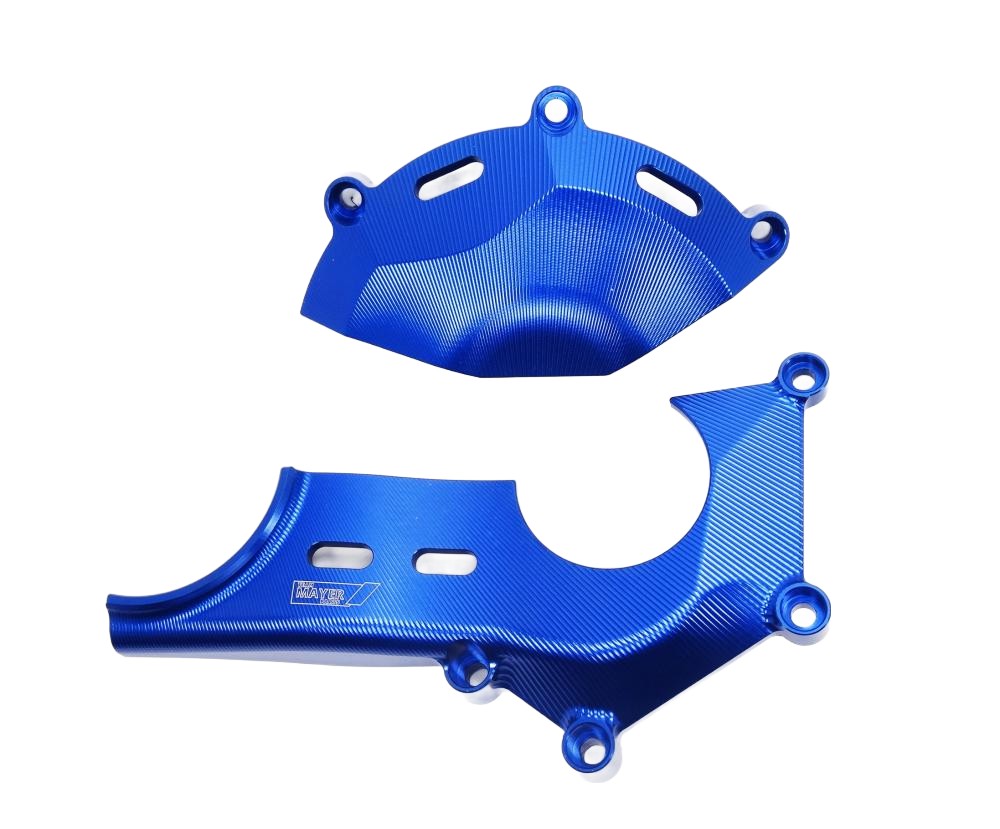 TMP Racing Factory CNC Motordeckelschutz Set blau - Suzuki GSX-R 1000 /R 2017-24 TMP Racing Factory CNC Motordeckelschutz Set blau - Suzuki GSX-R 1000 /R 2017-24