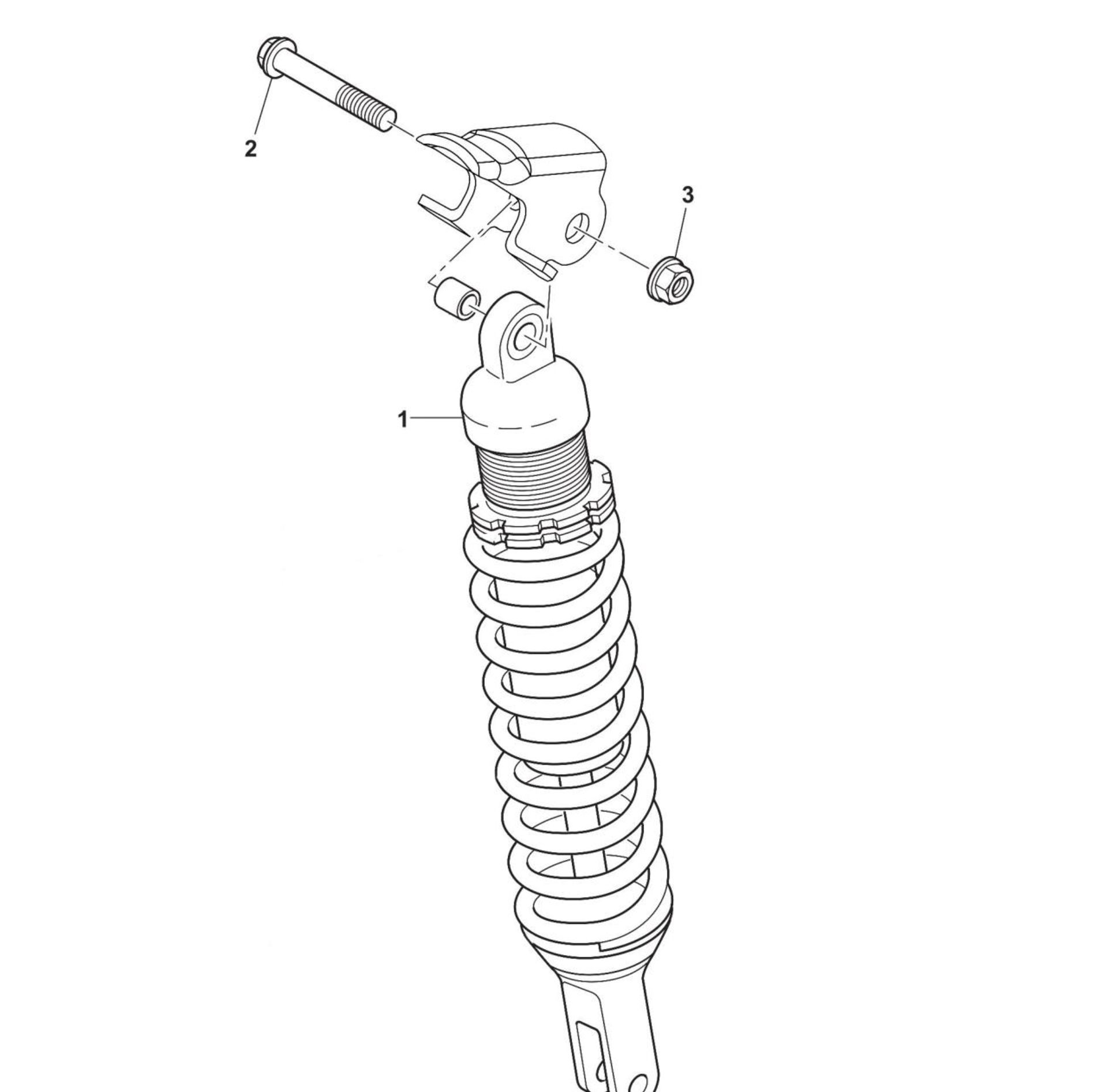 Federbein hinten Federbein hinten