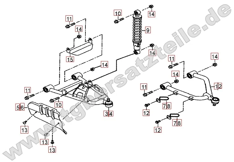 Federbein vorne Federbein vorne