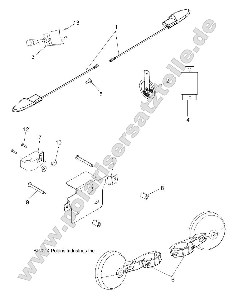 Electrical, Turn Signals, Horn and Mirrors