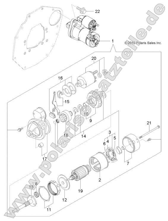 Engine, Starting Motor