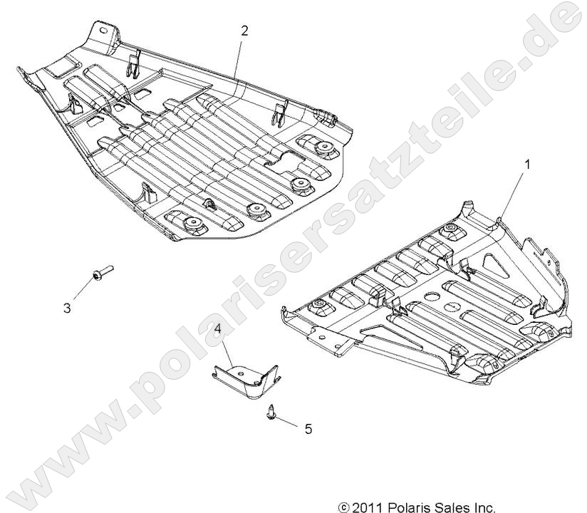 BODY, SKID PLATES BODY, SKID PLATES