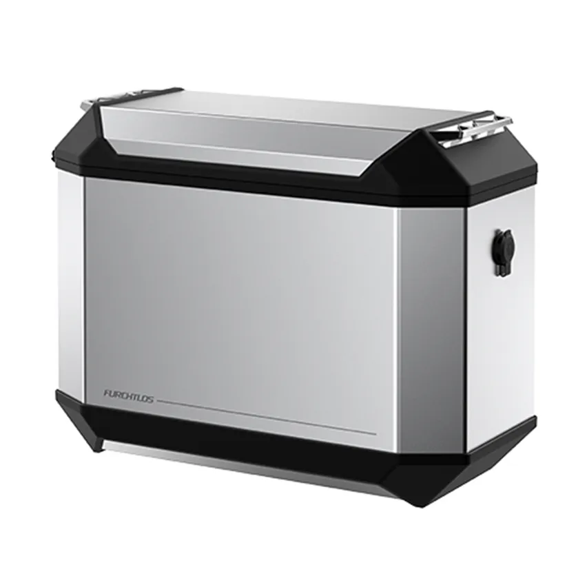 Furchtlos RANGER Alu Seitenkoffer links - 36 Liter - Aero Aluminium