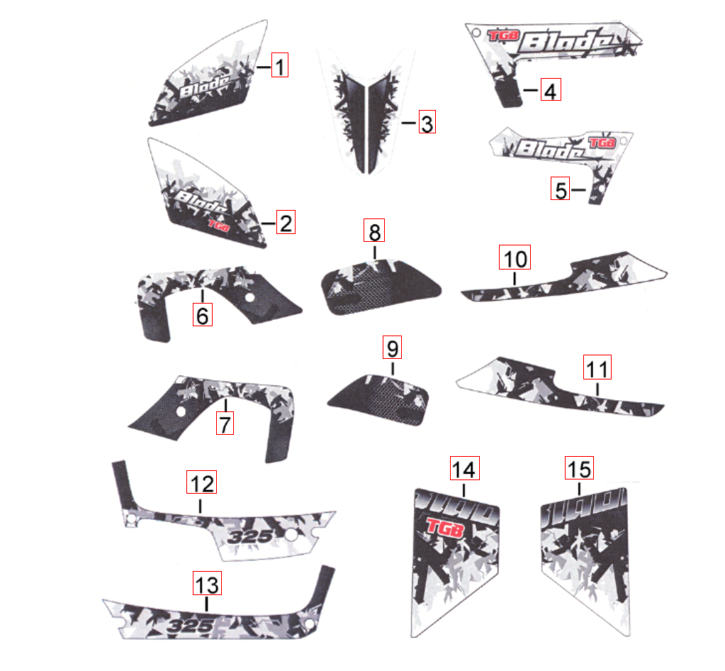 Aufkleber 2 für schwarzes Fahrzeug