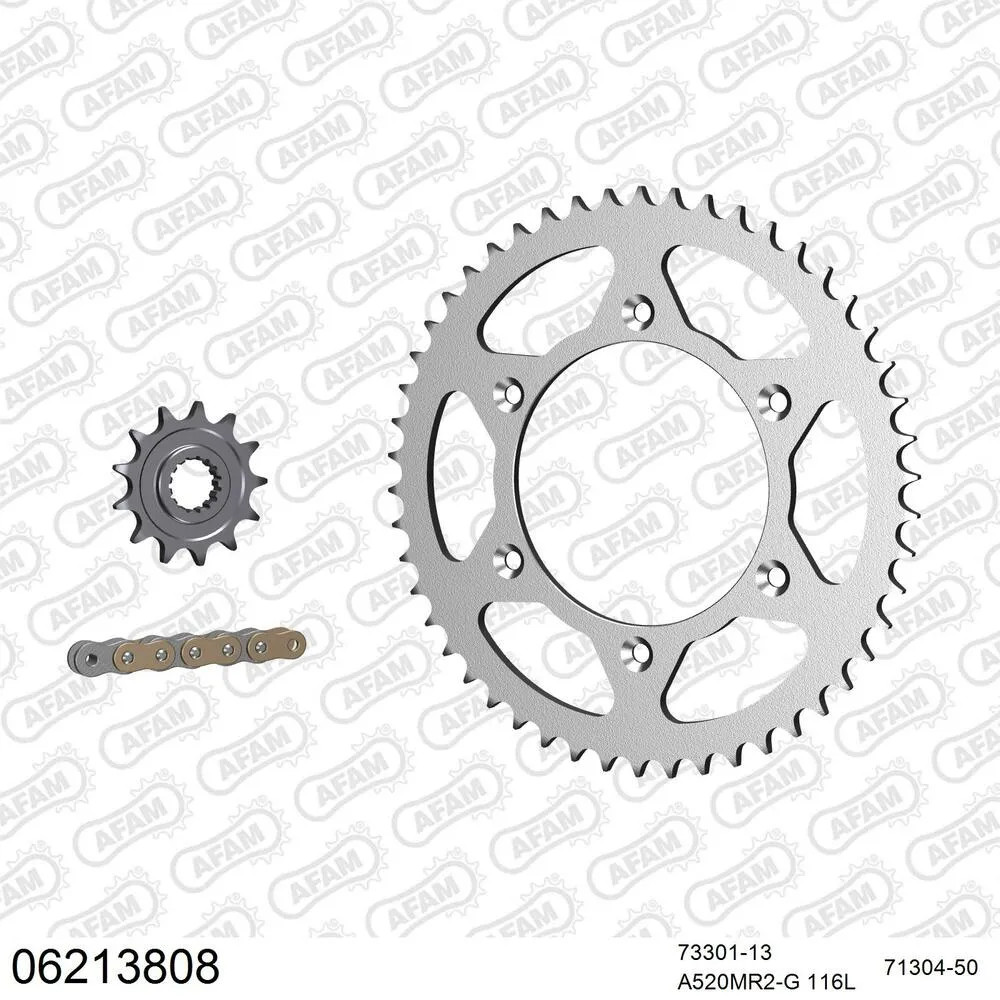AFAM Kettensatz Stahl 520 MR2-G 13x50 - Husqvarna TC 125 2014-19 - 06213808