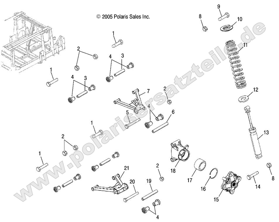 Suspension, A-Arms, Mid Drive