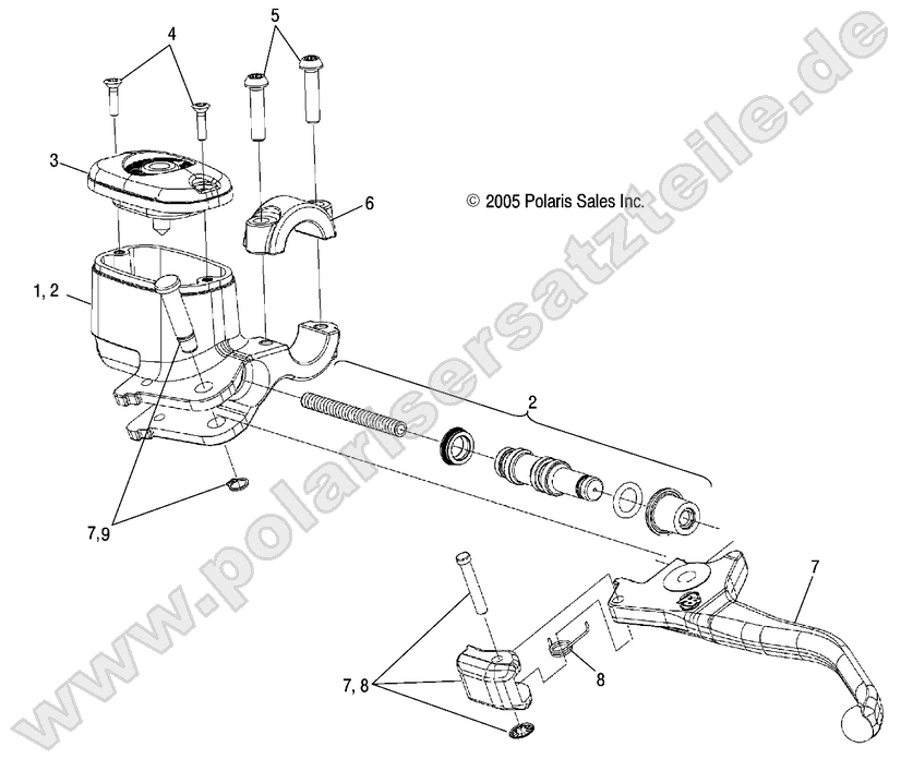 BRAKES, FRONT BRAKE LEVER and MASTER CYLINDER BRAKES, FRONT BRAKE LEVER and MASTER CYLINDER