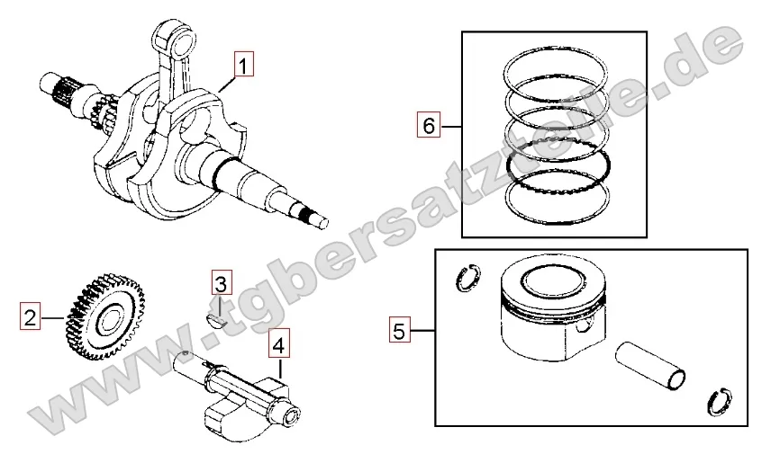 Kurbelwelle - Kolben Kurbelwelle - Kolben