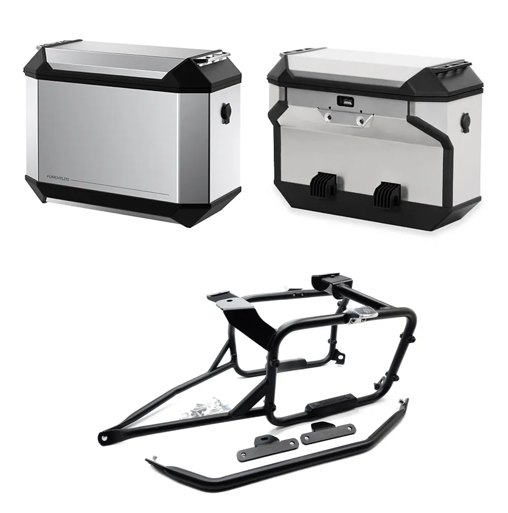 Furchtlos RANGER OFFSET Seitenkofferträger inkl. Seitenkoffer Set - Honda CRF 1100 Africa Twin 2020-24 Furchtlos RANGER OFFSET Seitenkofferträger inkl. Seitenkoffer Set - Honda CRF 1100 Africa Twin 2020-24