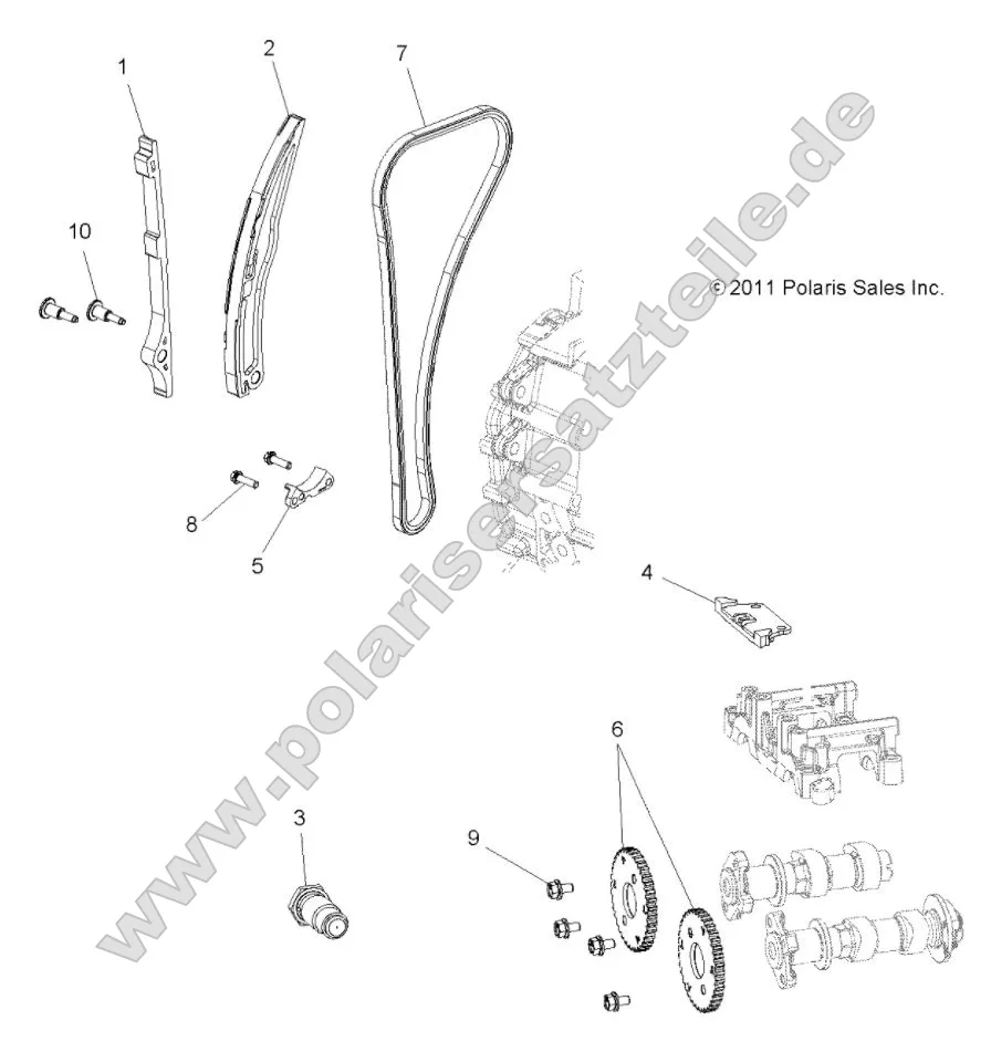 Engine, Cam Chain and Sprocket Engine, Cam Chain and Sprocket