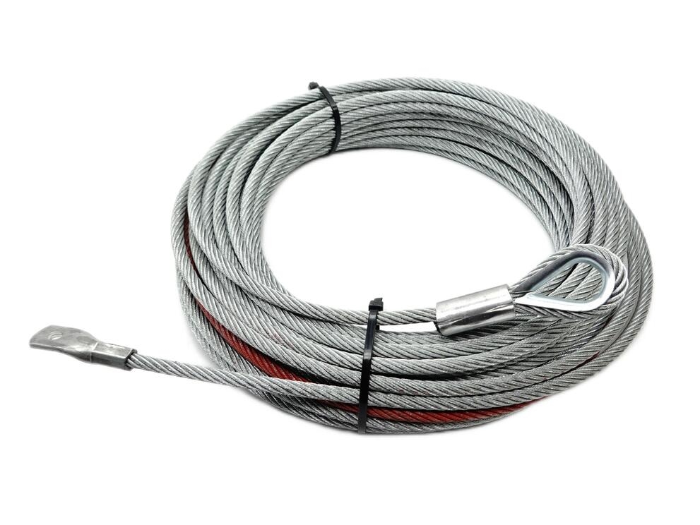 TMP Auto - Offroad - Forst Seilwinden Ersatz Stahlseil - 24 Meter x 8 mm