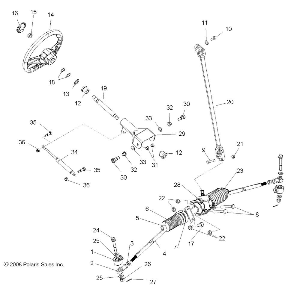 Steering, Steering Asm.