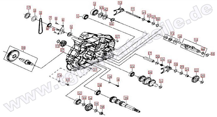 Motorgehäuse links (2)