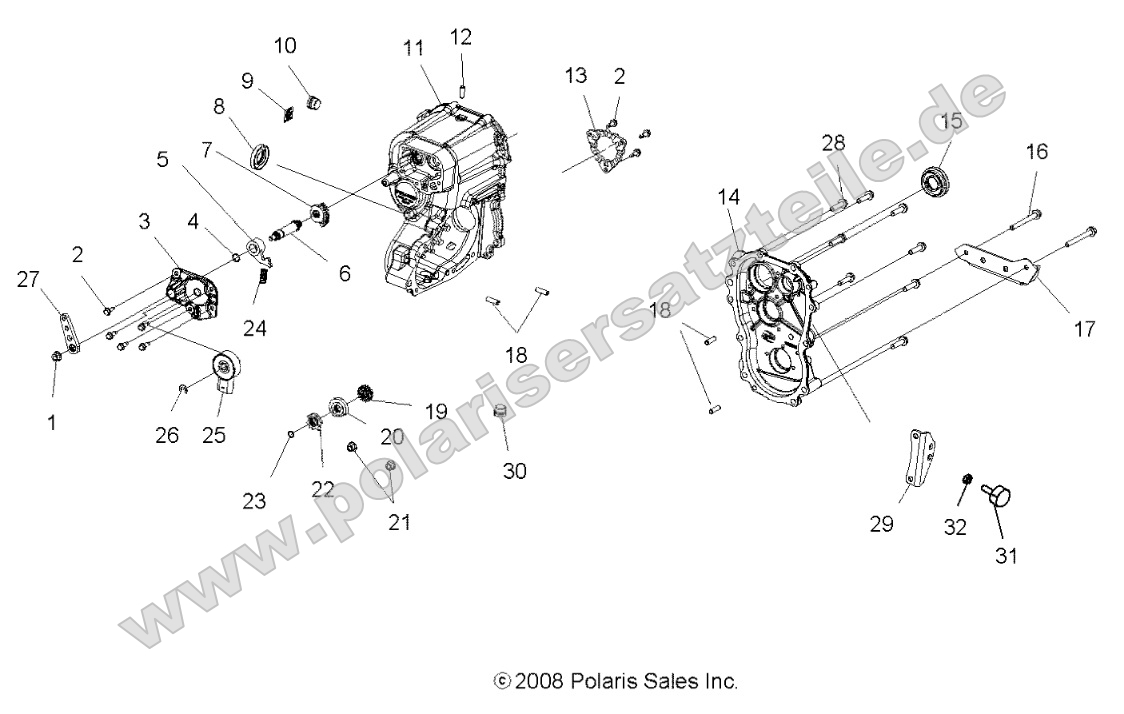 Drive Train, Main Gearcase Drive Train, Main Gearcase