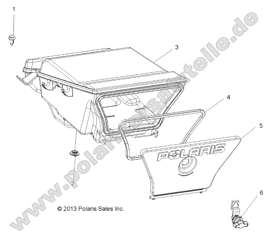 Body, Storage Box, Rear Body, Storage Box, Rear