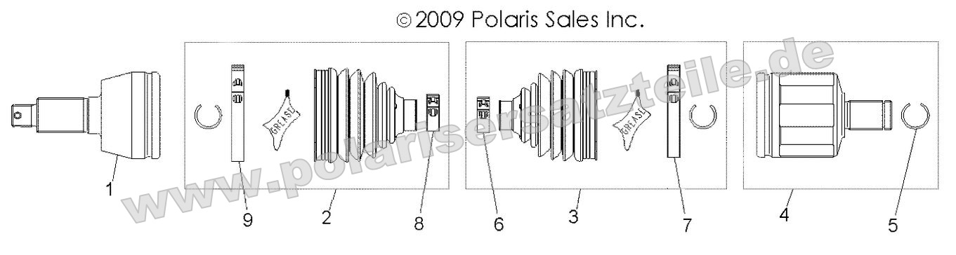 Drive Train, Front Drive Shaft