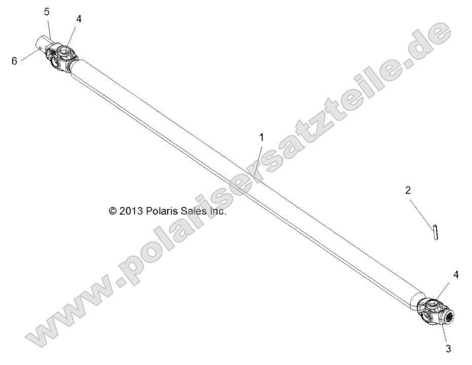 Drive Train, Front Prop Shaft