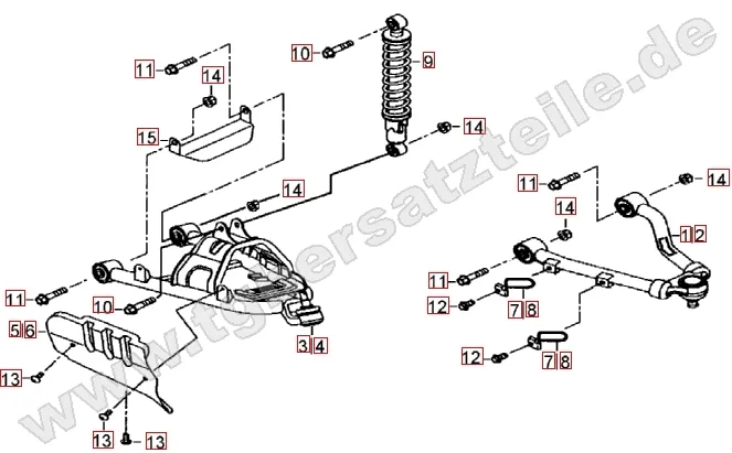 Federbein vorne Federbein vorne