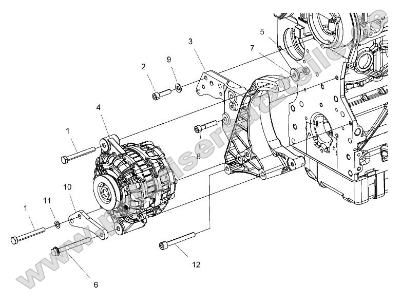 Engine, Alternator Engine, Alternator