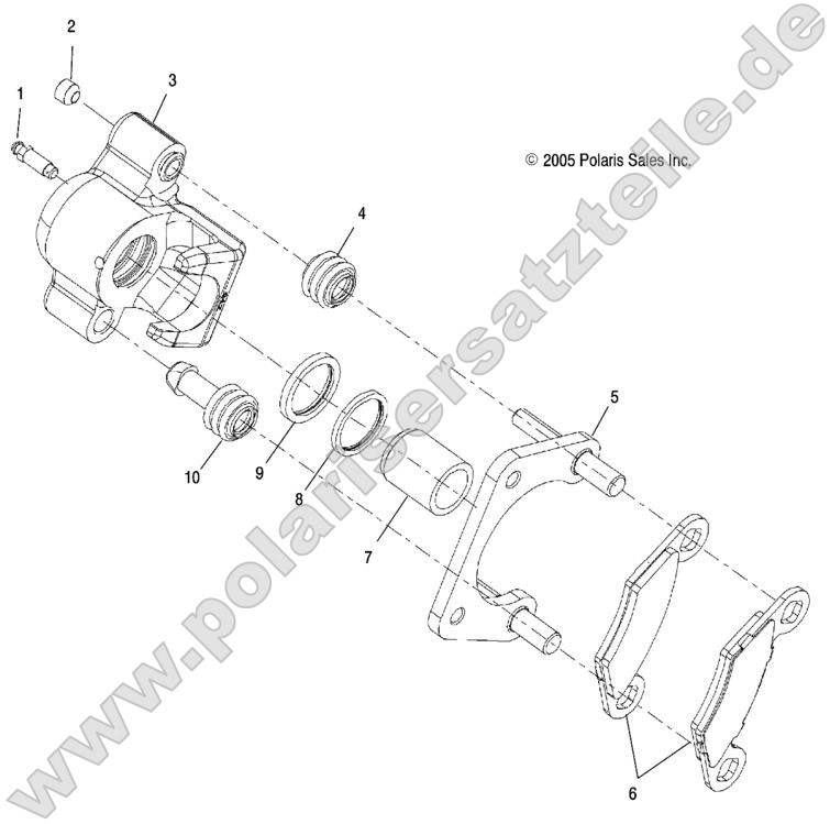 Brakes, Caliper, Rear