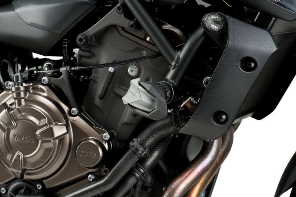 Puig_Sturzpads_R19_Crash_Pads_schwarz___Yamaha_MT_07_2014_22___Tracer_2016_22___YZF_R7_2022 Puig Sturzpads R19 Crash Pads schwarz - Yamaha MT-07 2014-22 / Tracer 2016-22 / YZF R7 2022