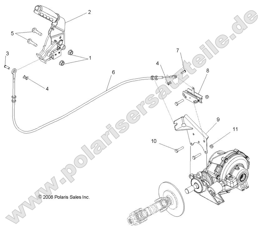 Brakes, Park Brake Asm.