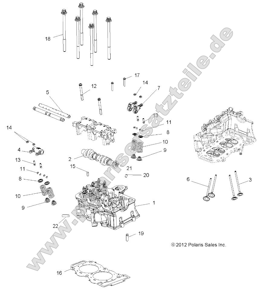 Engine, Cylinder Head, Cam and Valves Engine, Cylinder Head, Cam and Valves