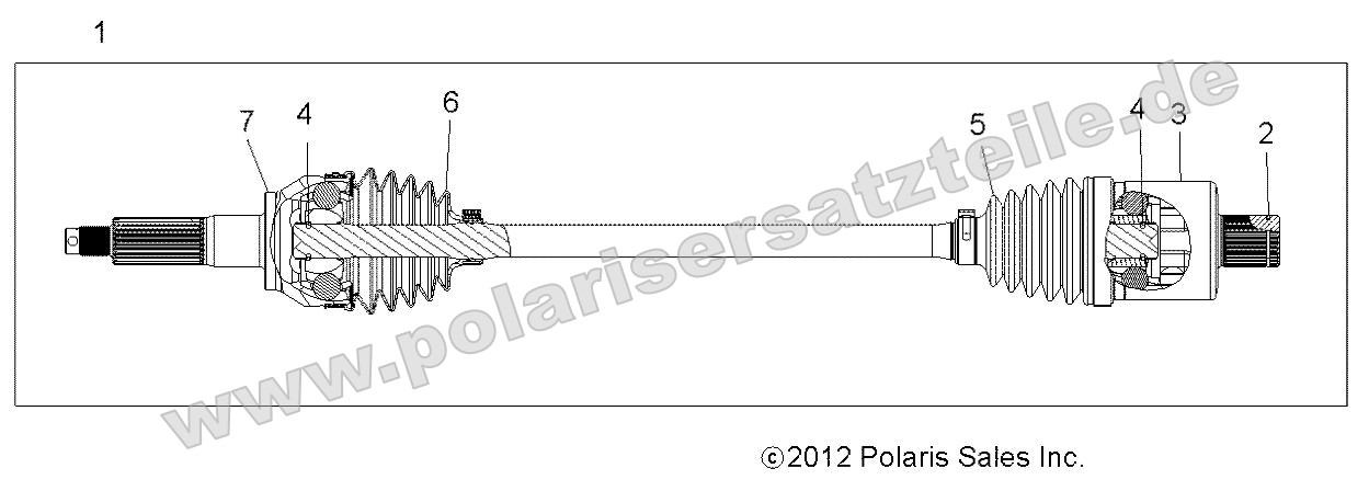 Drive Train, Rear Drive Shaft Drive Train, Rear Drive Shaft