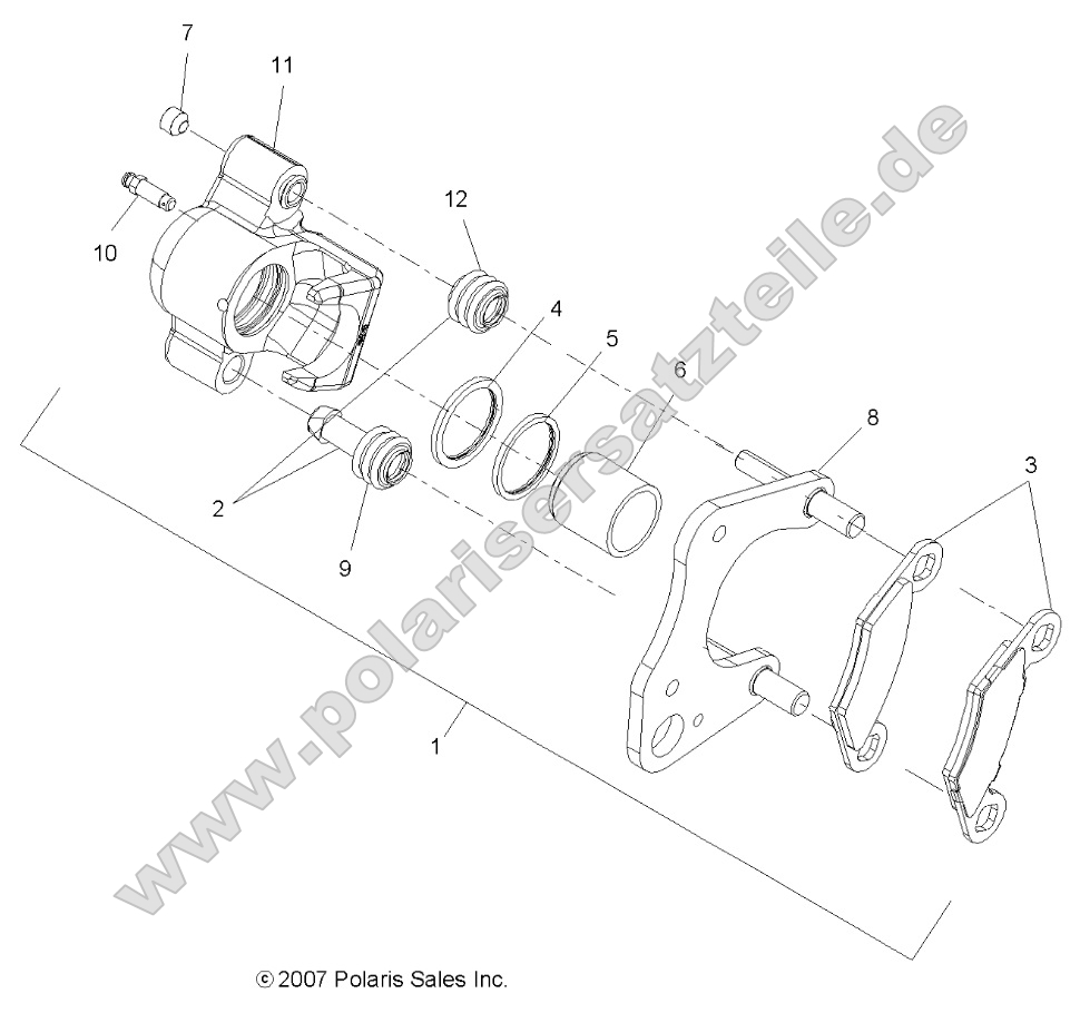 Brakes, Brake Caliper, Front