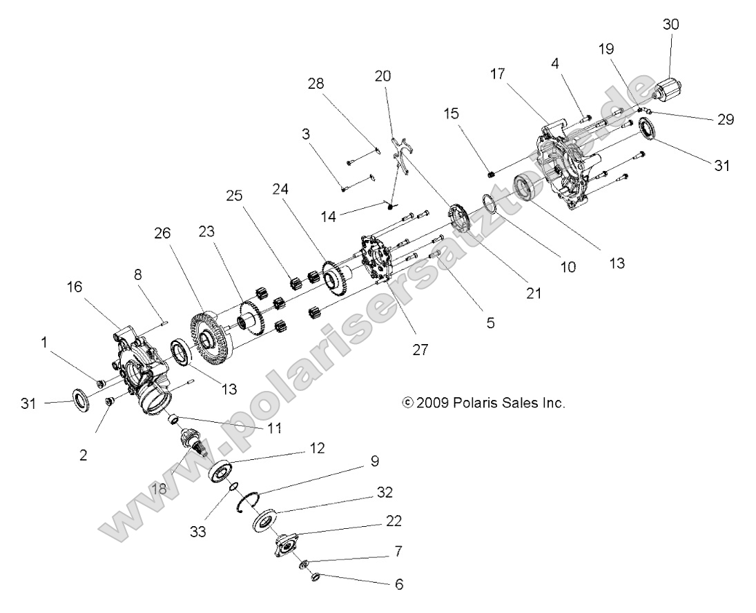 Drive Train, Rear Differential Internals Drive Train, Rear Differential Internals