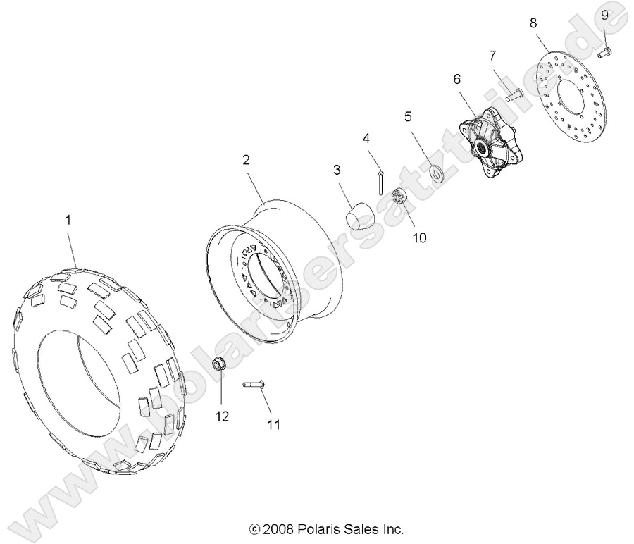 WHEELS, FRONT WHEELS, FRONT