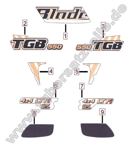 Aufkleber 2 bis VIN *011304