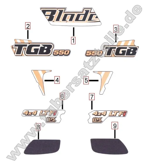 Aufkleber 2 bis VIN *011304
