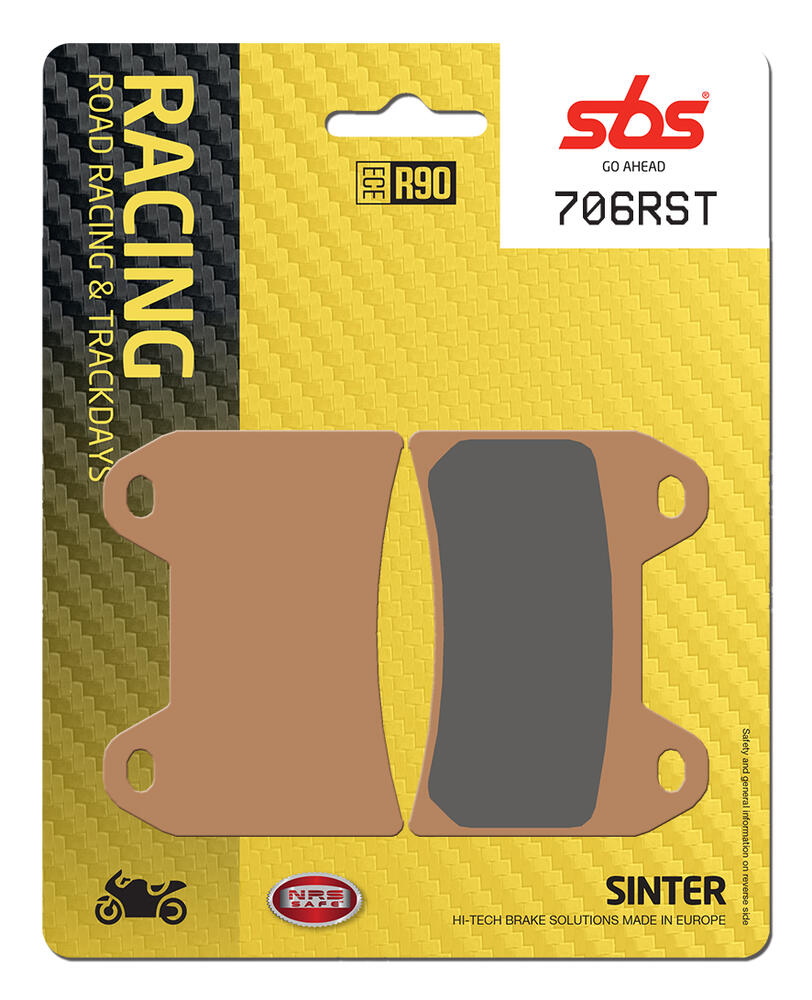 SBS_706_RST SBS Bremsbeläge HS Street Sintermetall ABE - 706RST