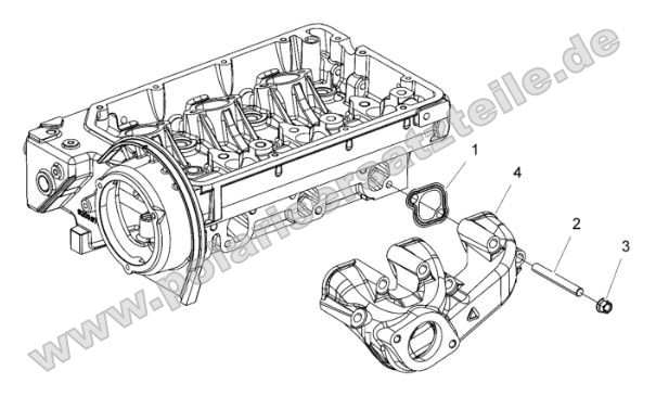 Engine, Exhaust Manifold w/ Front Outlet Engine, Exhaust Manifold w/ Front Outlet